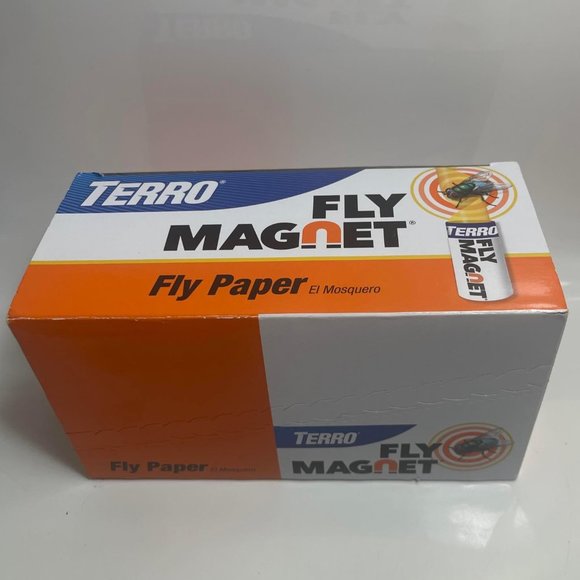 COPY - Terro Fly Insect Magnet Strip Sticky Paper Fly Trap 4 Packs of 8 Tubes 3… - Picture 1 of 6
